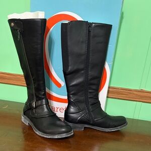 BareTraps Black Over the Knee Boots